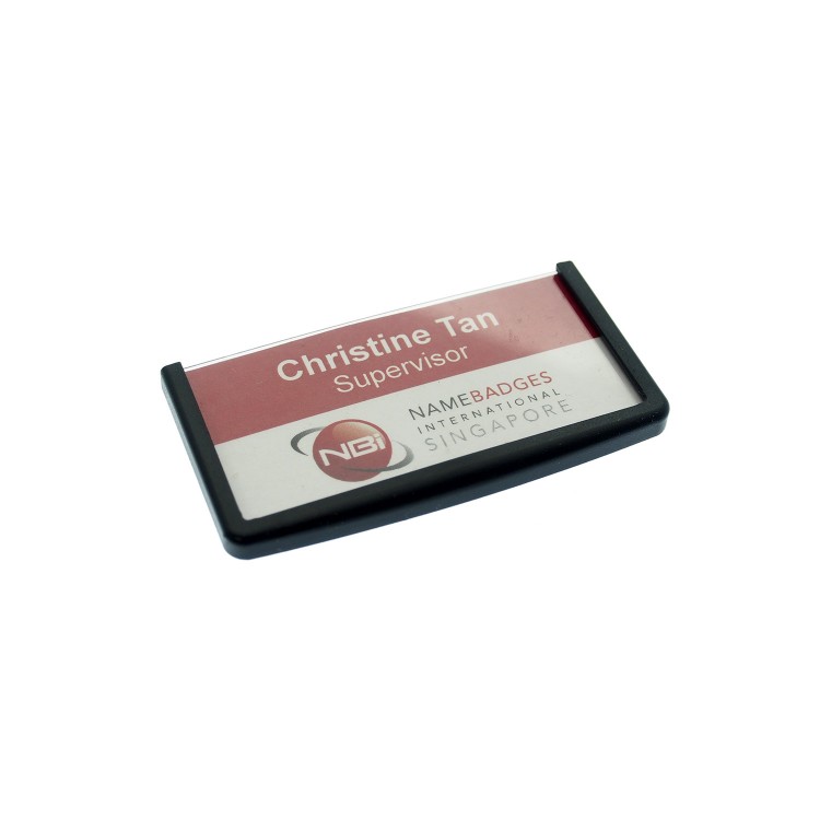 Name Badge Frame 8502 With Magnet 60x30mm