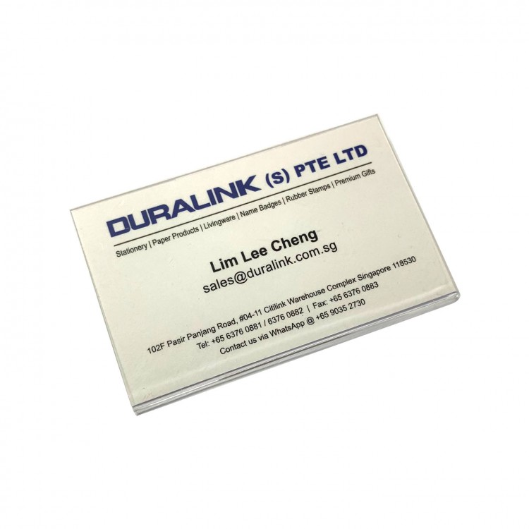 Reusable Acrylic Blank Name badge 90x54 with Magnet, MOQ is 10pcs (Price below is per pc) Reusable Acrylic Blank Name badge 90x54 with Magnet, MOQ is 10pcs (Price below is per pc)
