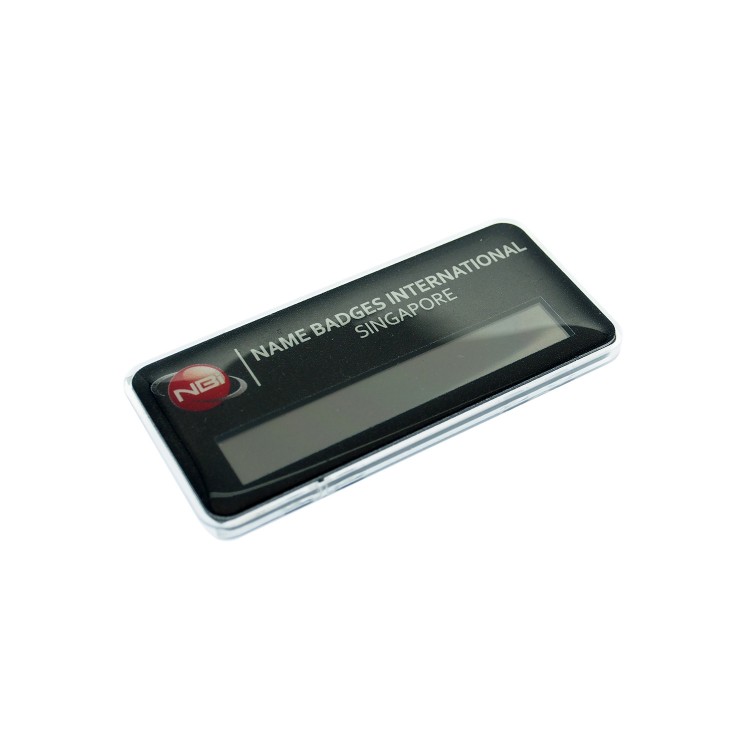 Reusable Name Badge Acrylic 74x35mm Reusable Name Badge Acrylic 74x35mm